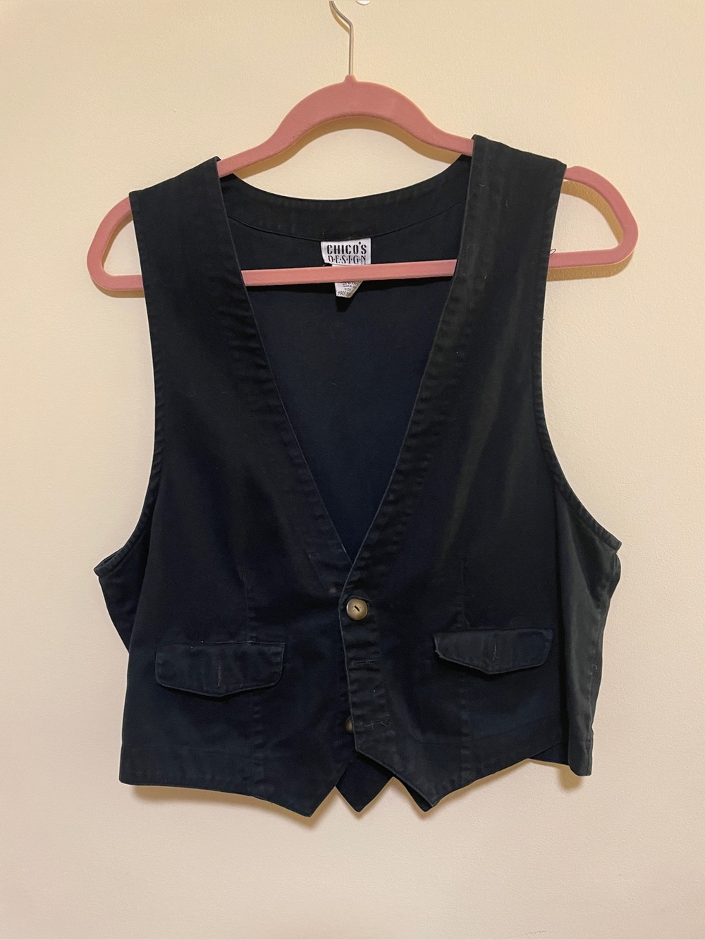 Label Inside Black Shirt